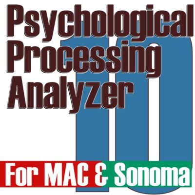 Psychological Processing Analyzer 10 For MAC and Sonoma 2024